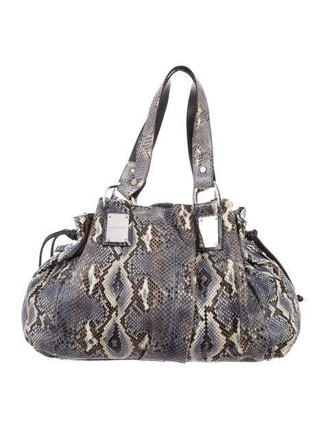 michael kors snake skin|genuine real snakeskin handbags.